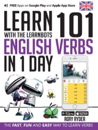 Omslag för 'Learn 101 English Verbs in 1 Day with the Learnbots - 1908869449'