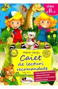 Omslag för 'Caiet de lecturi recomandate - Clasa 2 - Ed.2 - 6060091745'