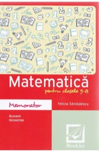 Omslag för 'Memorator de matematica Clasa 5-8 - 6065903098'
