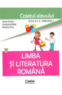 Omslag för 'Limba romana - Clasa 3  Semestrul 1 - Caiet - 6067820010'
