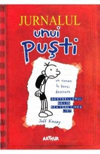 Omslag för 'Jurnalul unui pusti vol. 1 - Diary of a Wimpy Kid - 6068620961'