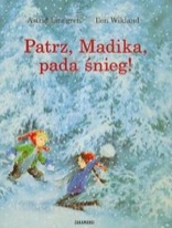 Omslag för 'Patrz, Madika, pada snieg / Titta, Madiken, det snöar! - 8360963166'