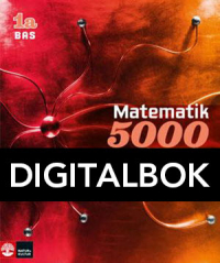 Matematik 5000 Kurs 1a Röd Lärobok Bas Digital - Alfredsson, LenaErixon, PatrikHeikne, Hans