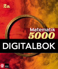 Matematik 5000 Kurs 2a Röd och Gul Lärobok Digitalbok