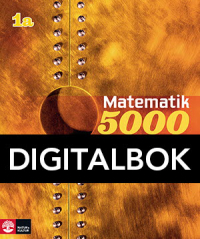 Matematik 5000 Kurs 1a Gul Lärobok Digitalbok