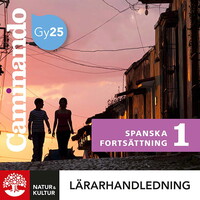 Omslag för 'Caminando Spanska Fortsättning 1 Lärarhandledning Digital - 27-44665-6'