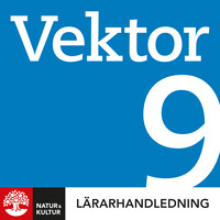 Omslag för 'Vektor Lärarhandledning åk 9, pdf - 27-44702-8'