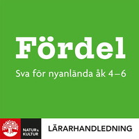 Omslag för 'Fördel SVA för nyanlända åk 4-6 Lärarhandledning Digital - 27-44741-7'