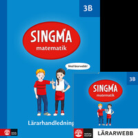 Omslag för 'Singma matematik 3B Lärarhandledning med lärarwebb - 27-44895-7'