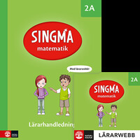 Omslag för 'Singma matematik 2A Lärarhandledning med lärarwebb - 27-44896-4'