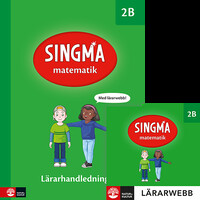 Omslag för 'Singma matematik 2B Lärarhandledning med lärarwebb - 27-44897-1'