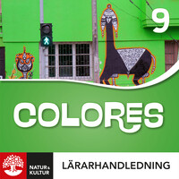 Omslag för 'Colores 9 Lärarhandledning Digital, andra upplagan - 27-45296-1'