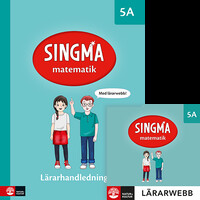 Omslag för 'Singma matematik 5A Lärarhandledning med lärarwebb - 27-45792-8'
