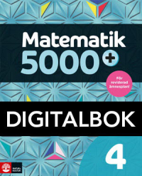 Matematik 5000+ Kurs 4 Lärobok Digitalbok Upplaga 2021