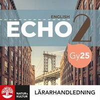 Omslag för 'Echo English 2 Lärarhandledning Digital Gy25 - 27-46450-6'