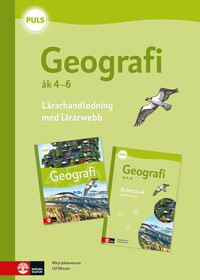 Omslag för 'PULS Geografi 4-6 Lärarhandledning med lärarwebb, fjärde upplagan - 27-46566-4'