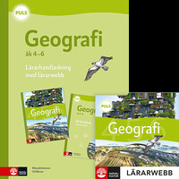 Omslag för 'PULS Geografi 4-6 Lärarhandledning med lärarwebb, fjärde upplagan - 27-46566-4'