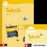 Omslag för 'PULS Teknik 4-6 Lärarhandledning med lärarwebb, fjärde upplagan - 27-46853-5'