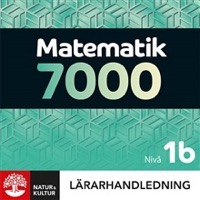 Omslag för 'Matematik 7000 nivå 1b Lärarhandledning Digital - 27-47371-3'