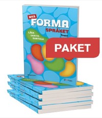 Omslag för 'Nya FORMA Språket Trean Paket Basbok 20-pack Uppl 2 - 40-67523-1'