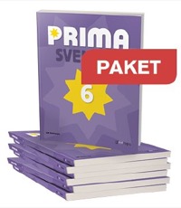 Omslag för 'Prima Svenska 6 Basbok Paket 20-pack + 1 Lärarwebb Indlic 12 mån - 40-69400-3'