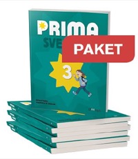 Omslag för 'Prima Svenska 3 Basbok Paket 20-pack + 1 Lärarlicens 12 mån + 1 Lärarhandledning - 40-69401-0'