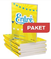 Omslag för 'Entré Paket Elevbok A 10-pack + 1 Lärarwebb Indlic 12 mån - 40-69402-7'
