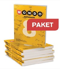 Omslag för 'Mondo matematik 8 Paket 25 ex + 25 ex elevwebb + 1 lärarwebb - 40-69646-5'