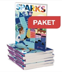 Omslag för 'Sparks 8 Paket Textbook 25 ex + Workbook 25 ex + 1 Lärarwebb - 40-69663-2'