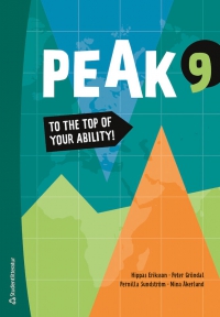 Omslag för 'Peak 9 Elevpaket - Tryckt bok + Digital elevlicens 12 mån - 44-14112-1'