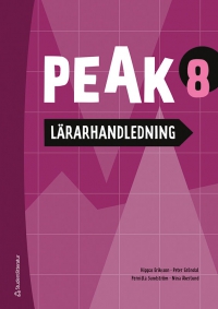 Omslag för 'Peak 8 Lärarpaket - Tryckt bok + Digital lärarlicens 36 mån - 44-14389-7'