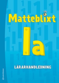 Omslag för 'Matteblixt 1a Lärarpaket - Tryckt bok + Digital lärarlicens 36 mån - 44-16044-3'