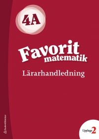 Omslag för 'Favorit matematik 4A Lärarpaket - Tryckt bok + Digital lärarlicens 36 mån - 44-17217-0'