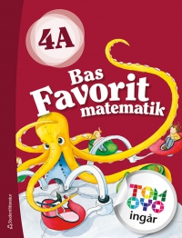 Omslag för 'Bas Favorit matematik 4A Elevpaket - Tryckt bok + Digital elevlicens 12 mån - 44-17375-7'