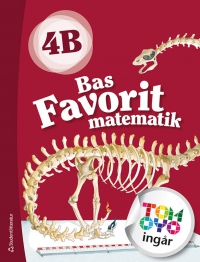 Omslag för 'Bas Favorit matematik 4B Elevpaket - Tryckt bok + Digital elevlicens 12 mån - 44-17380-1'