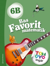 Omslag för 'Bas Favorit matematik 6B Elevpaket - Tryckt bok + Digital elevlicens 12 mån - 44-17489-1'