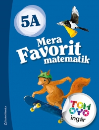 Omslag för 'Mera Favorit matematik 5A Elevpaket - Tryckt bok + Digital elevlicens 12 mån - 44-17503-4'