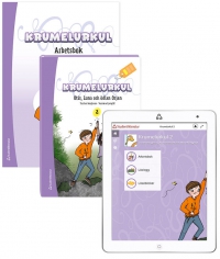 Omslag för 'Krumelurkul 2 Läsa lätt Elevpaket - Tryckt bok + Digital elevlicens 12 mån - 44-17725-0'