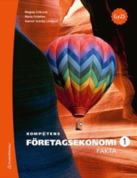 Kompetens Företagsekonomi Nivå 1 Fakta Elevpaket Tryckt bok + Digitalt 36 mån