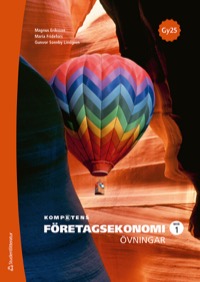 Kompetens Företagsekonomi Nivå 1 Övningar Tryckt bok + Digital elevlicens 36 mån