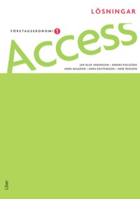 Access Företagsekonomi 1 Lösningar