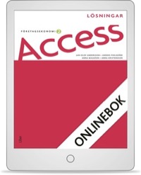 Access Företagsekonomi 2, Lösningar Onlinebok (12 mån)  - 