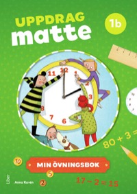 Omslag för 'Uppdrag Matte 1B Övningsbok - 47-12367-4'