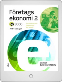 3000 Företagsekonomi 2 Digitalt Övningsmaterial (elevlicens) - Rolf Jansson, Cege Ekström, Jan-Olof Andersson