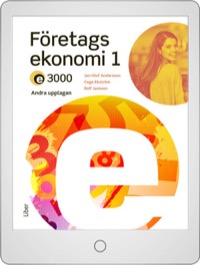 E3000 Företagsekonomi 1 Digitalt Övningsmaterial (elevlicens) 12 mån