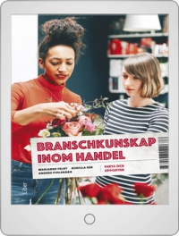Branschkunskap inom handel Fakta och uppgifter Onlinebok 12 mån - 