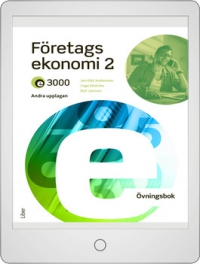 E3000 Företagsekonomi 2 Övningsbok Onlinebok 12 mån