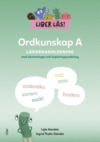 Omslag för 'Liber Läs Ordkunskap A Lärarhandledning med elevmaterial - 47-14911-7'