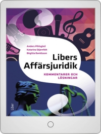 Libers Affärsjuridik Kommentarer och lösningar Onlinebok 12 mån - Pihlsgård, Anders
Stjernfelt, Katarina
Davidsson, Birgitta
