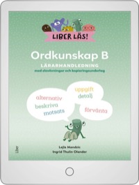 Omslag för 'Liber Läs Ordkunskap B Digital (lärarlicens) - 47-15056-4'